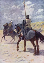 Illustration zu Sir Walter Scotts Der Talisman