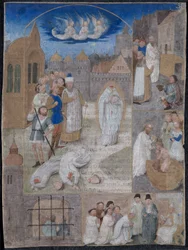 Blatt aus einem Brevier von Karl dem Kühnen und Margarete von York..., ca. 1467-1470