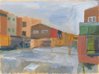 Vorhof und Gebäude, 2025