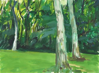 Garten und Feuchtgebiet