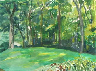 Garten und Feuchtgebiet