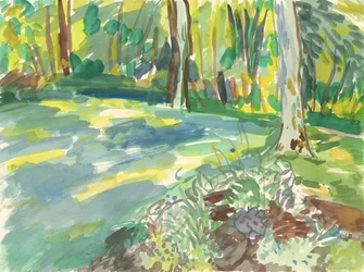 Garten und Feuchtgebiet