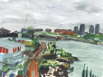 Blick auf den Harlem River