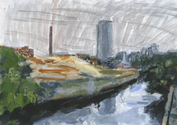 River Wandle und Ram Brewery Entwicklungsgebiet, Wandsworth