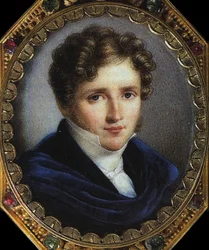 Porträt des Autors Alfred de Vigny 1797-1863, 1825