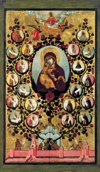 Apotheose der Jungfrau von Wladimir, 1668