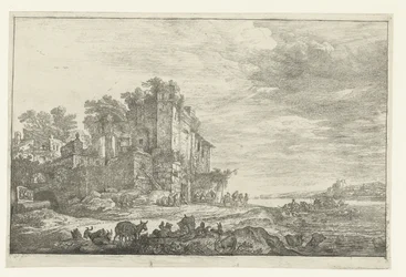 Die Herberge in einer Ruine