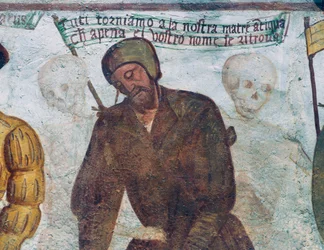 Der Tod mit dem Lahmen (Detail)