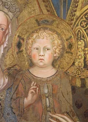 Maestà: Christuskind, 1315 (Detail)