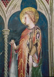 St. Elisabeth von Ungarn (Detail, Fresko)