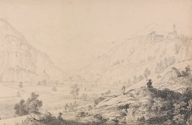 Album mit 30 Ansichten in Tirol und Italien: Burgen von Wafenstein [?], Sprechenstein und Reifenstein einige Meilen vom Brenner entfernt, 27. Okt. 1840