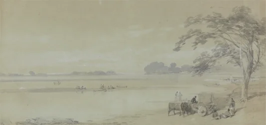 Wassersicht in der Nähe von Kalkutta