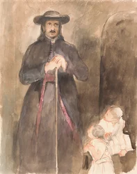 Ein Priester mit zwei Kindern