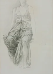 Draperiestudie für 