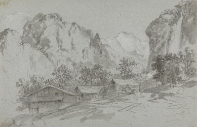 Vom Fenster des Gasthauses in Lauterbraun