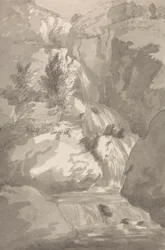 Teil von Brind Gill in Ligburthwaite