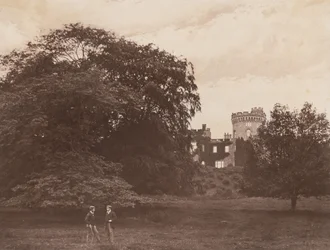 Tullichewan Castle, Vale of Leven, Schottland, 1857