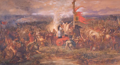 Schlacht von Northallerton, Yorkshire, 22. August 1138, 1880