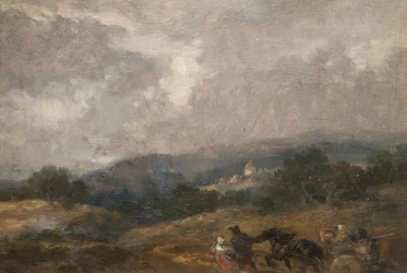 Landschaftsskizze, 1877