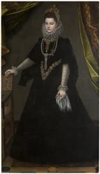 Infantin Isabella Clara Eugenia (1566-1633) Porträt der Infantin Isabella Clara Eugenia