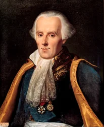 Porträt von Pierre Simon, Marquis de Laplace, Mathematiker und Astronom. Gemälde von Madame Feytaud
