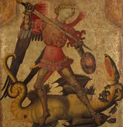 Heiliger Michael und der Drache (ca. 1405)