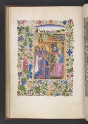Anbetung der Heiligen Drei Könige, aus einem Stundenbuch