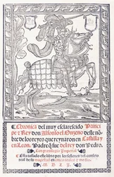 Alfonso XI., König von Kastilien und León, zu Pferd, 1551