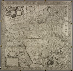 Americae Sive Quartae Orbis Partis Nova Et Exactissima Descriptio