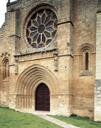 Kollegiatskirche Santa María del Manzano, Castrojeriz, Burgos, Spanien