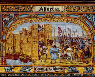 Eroberung von Almeria durch die Katholischen Könige im Jahr 1488 (Keramik)