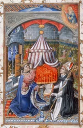 Andachten für Morgen und Abend, aus dem Gebetbuch von Alfonso V. von Aragon, 1442