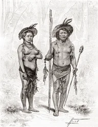 Ureinwohner aus Rio Branco, Südamerika
