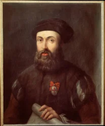 Porträt des portugiesischen Navigators und Entdeckers Ferdinand Magellan