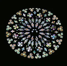 Rayonnant-Rosettenfenster, ca. 1380