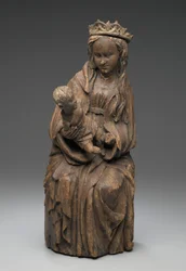 Sitzende Figur der Jungfrau mit dem Christuskind