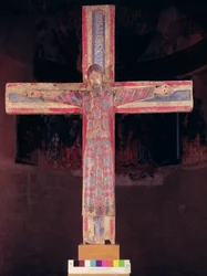 Die Batlló-Majestät, aus La Garrotxa (polychromes Holz)