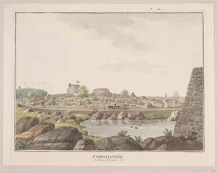 Christiansø. Von der Westseite gesehen