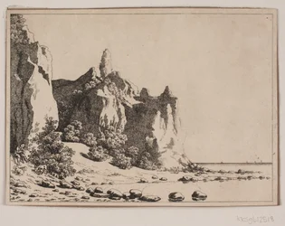 Sommerspiret, Mön. Blick vom Strand