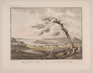 Ansicht von Præstø in Sjælland