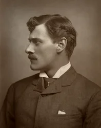 Frederick Leslie, britischer Schauspieler, Sänger, Komiker und Dramatiker, 1884