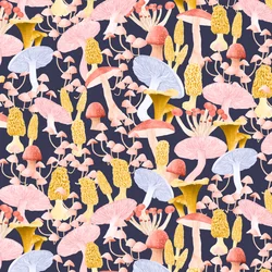 Pilzmischungsmuster dunkel, 2022