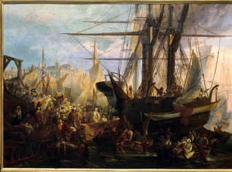 Einschiffung von Abd El Kader