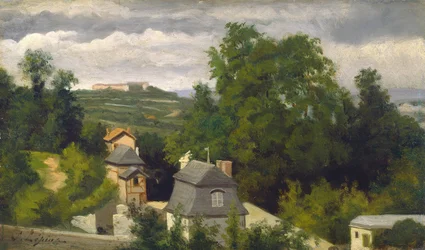 Ansicht am Stadtrand von Caen, 1872-1875