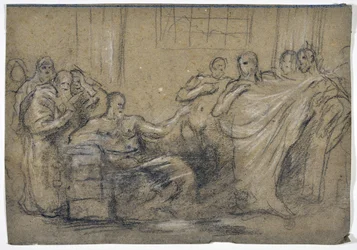 Studie einer antiken Szene