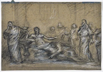 Studie einer antiken Szene