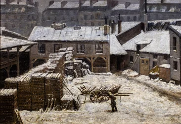 Schnee in Paris