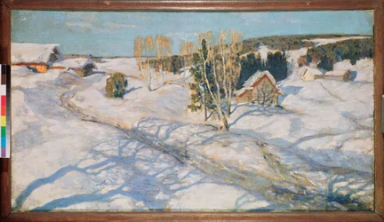 Blauer Schnee