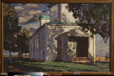 Ein Sommertag. Gemälde von Stanislaw Julianowitsch Schukowski (1873-1944)