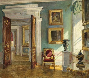 Innenraum der Gemäldegalerie, Pawlowsk